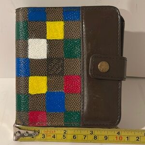 💯 Louis Vuitton Wallet Damier AUTHENTIC Custom Paint 🤎